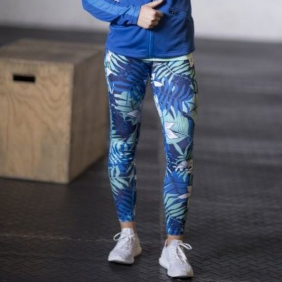 KARI TRAA Floral Printed Leggings - Picture 1 of 5